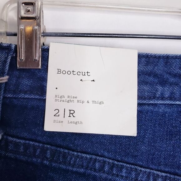 A New Day High Rise Bootcut Dark Wash Jeans Women's Size 2/26 New NWT - Picture 7 of 11